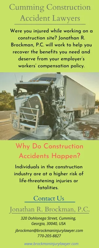 Cumming Construction Accident Attorneys