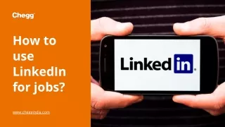 how to use linkedin for jobs