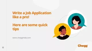 write a job application like a pro