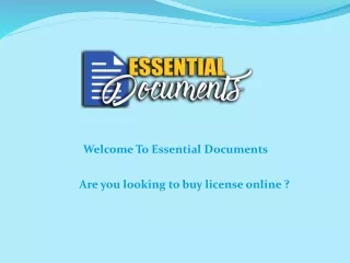 Are you looking to buy license online