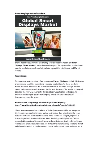 smart displays global markets