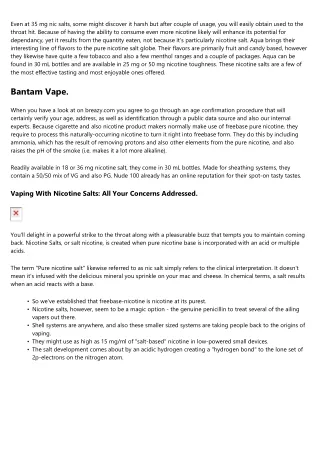 Vape Juice Faqs.