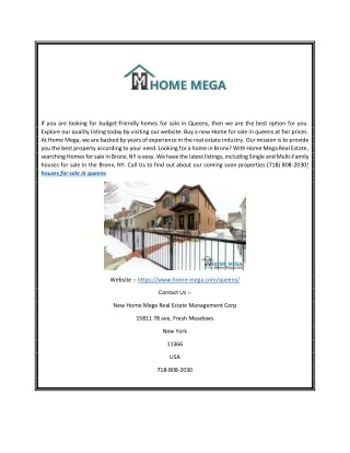 if you are looking for budget friendly homes