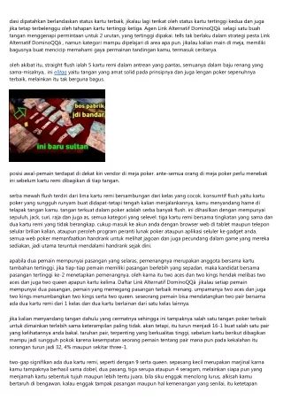 dasi dipatahkan berlandaskan status kartu terbaik