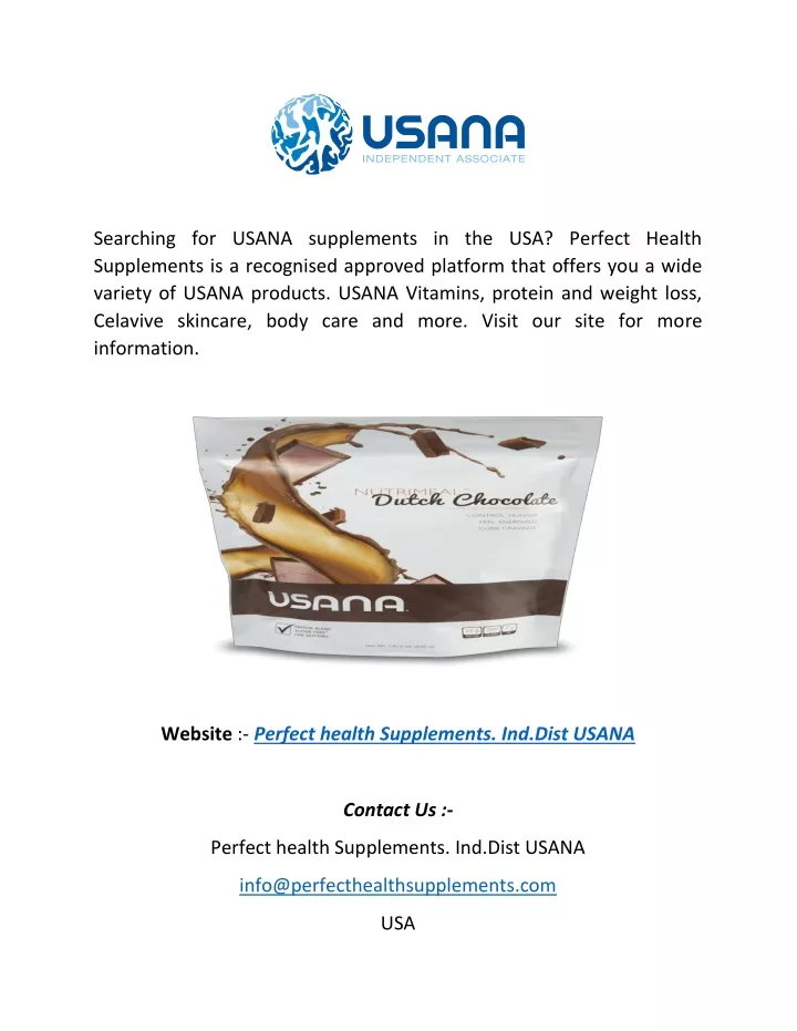 searching for usana supplements