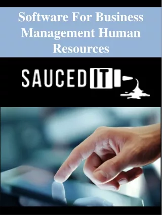 Software For Business Management Human Resources