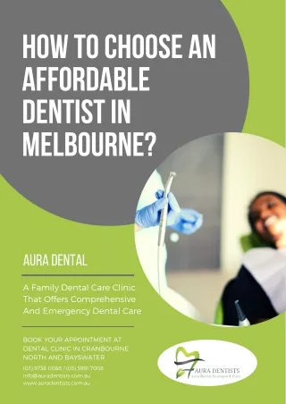 A Family Dental Care Clinic That Offers Comprehensive And Emergency Dental Care