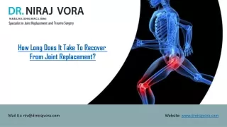 how long does it take to recover from joint