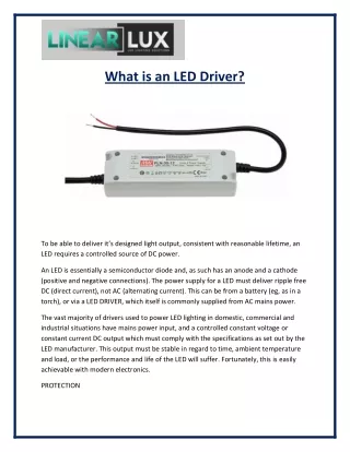 what is an led driver