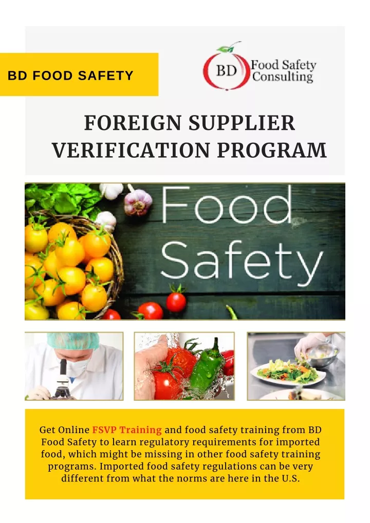 bd food safety