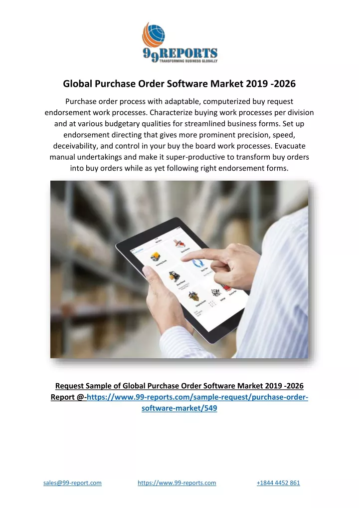 global purchase order software market 2019 2026