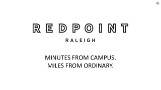 Pick Spacious Cottages At Redpoint Raleigh