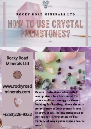 crystal palmstone also called worry stone