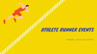 Kwame Safo Boateng - Athlete runner events
