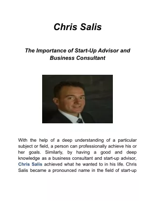 chris salis