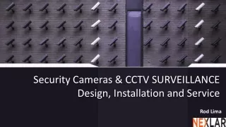 security cameras cctv surveillance design installation and service