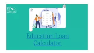 education loan emi calculator