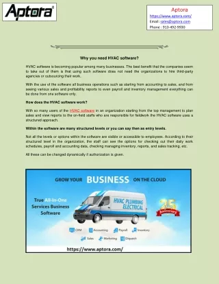 Why you need HVAC software