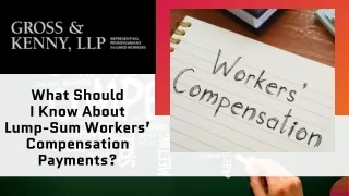 what should i know about lump sum workers