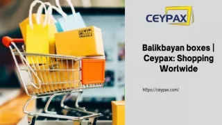 Ceypax Balikbayan Boxes