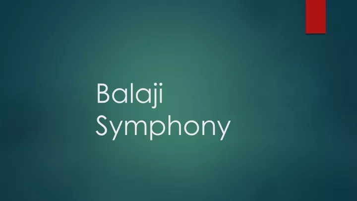 balaji symphony