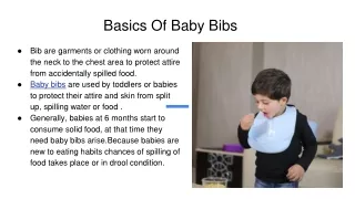 basics of baby bibs