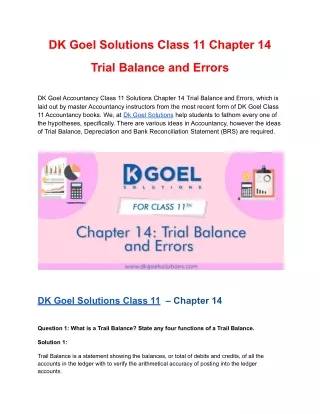 dk goel solutions class 11 chapter 14