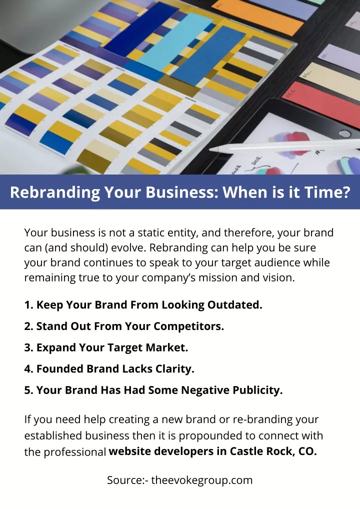 rebranding your business when is it time
