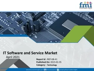 it software and service market april 2021