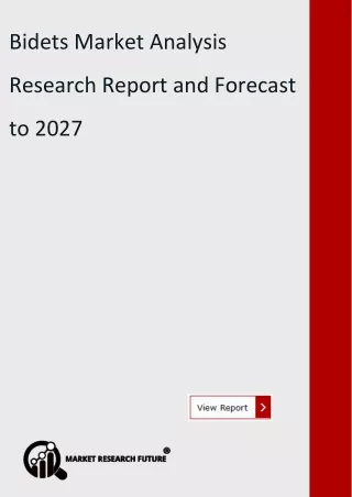 bidets market analysis research report global