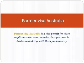 Partner visa Australia |Spouse visa for Australia