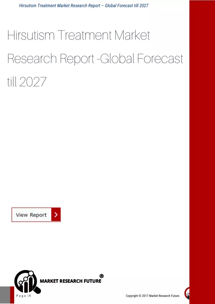 hirsutism treatment market research report global