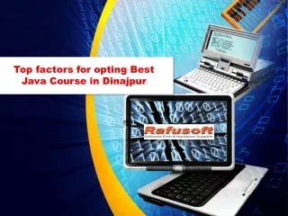 Top factors for opting Best Java Course in Dinajpur