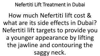 nefertiti lift in dubai