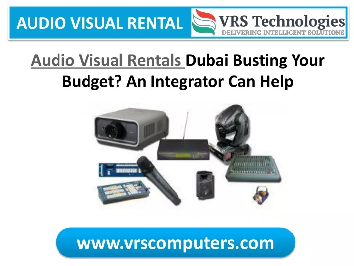 audio visual rental