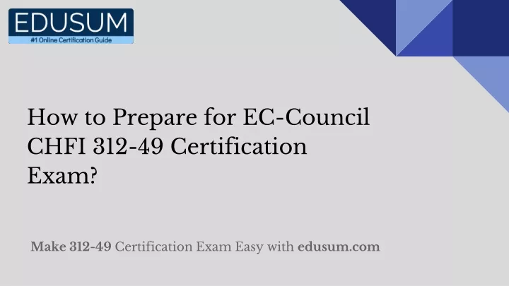 how to prepare for ec council chfi