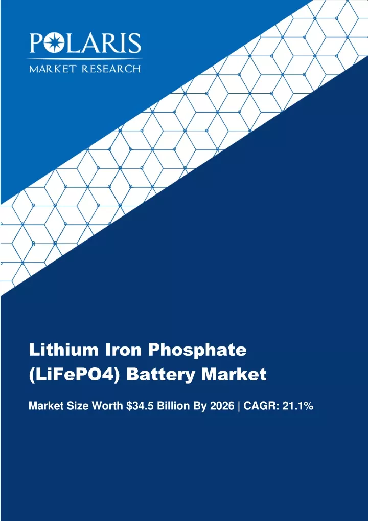 lithium iron phosphate lifepo4 battery market