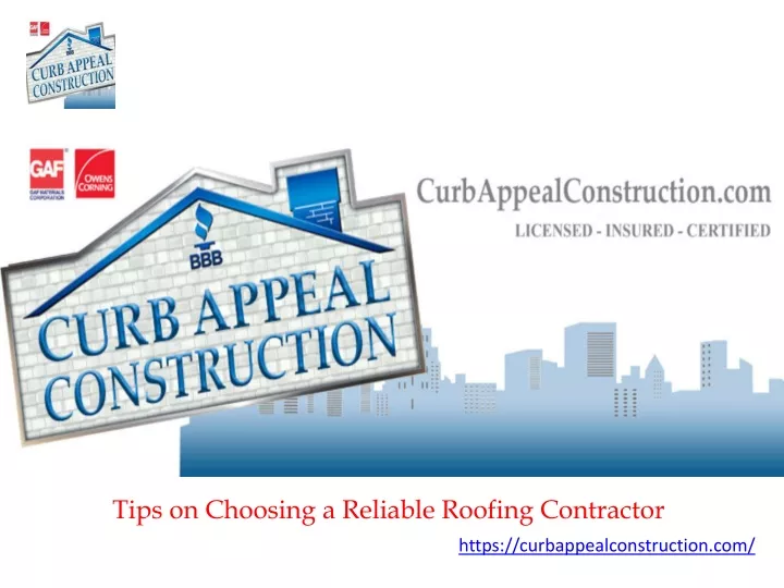 tips on choosing a reliable roofing contractor