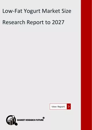 low fat yogurt market size report global forecast