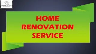 Best Renovation Services in Singapore!