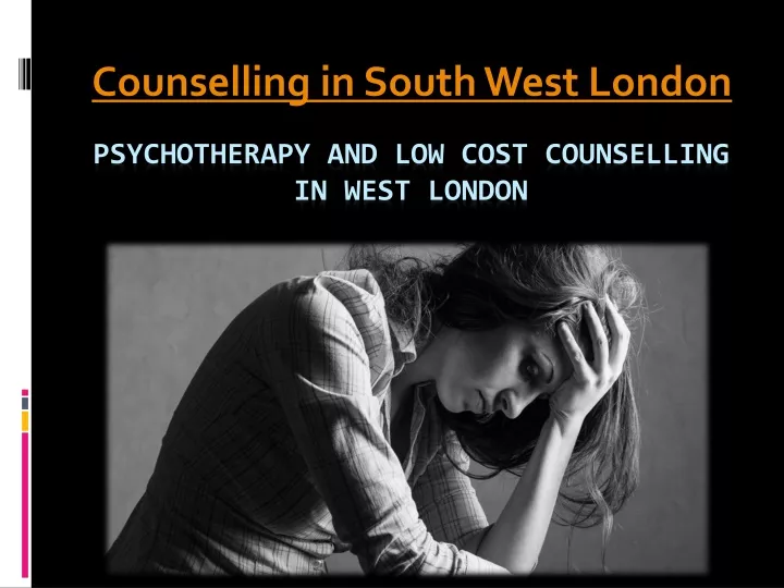 counselling in south west london