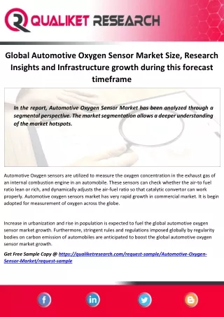 global automotive oxygen sensor market size