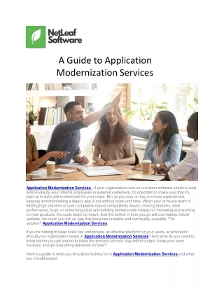 A Guide to Application Modernization Services-converted