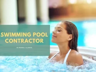 Swimming pool installation