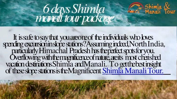 6 days shimla