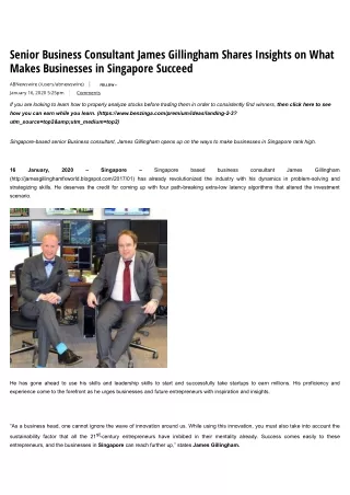James Gillingham Scam