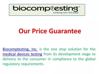 our price guarantee
