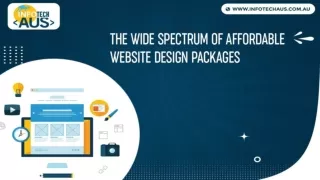 The wide spectrum of affordable website design packages