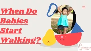 When Do Babies Start Walking