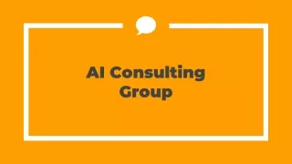 ai consulting group